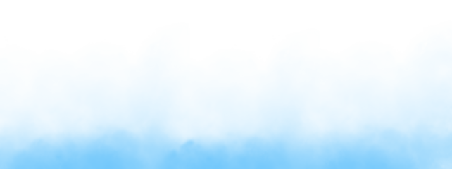 Realistic light blue smoke isolated on transparent white background. Design element. Misty effect for film, text or space. Png