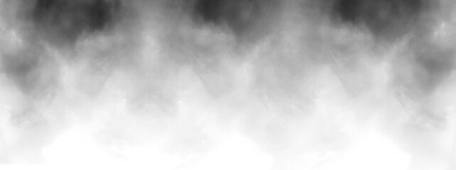 Obraz premium Fog or smoke isolated transparent special effect. Design element. Misty effect for film, text or space. Png