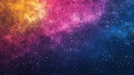 Grainy gradient background with purple, blue, pink, and yellow hues creating a smooth, vibrant texture symbolizing creativity, energy, and dynamic motion in design with an abstract, chaotic feel
