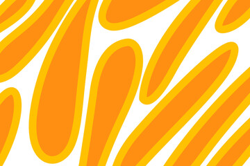 vector abstract background with a pattern like yellow and orange carrots.