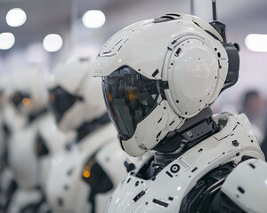 Fototapeta premium Futuristic Robotic Technology Exhibition 