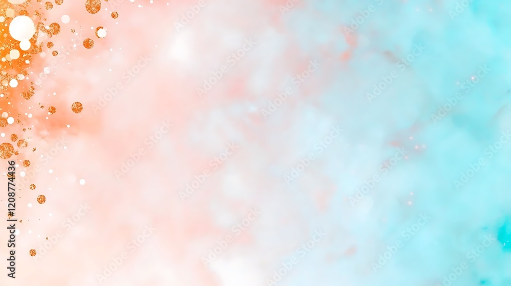 Poster abstract background in pastel colors soft textures digital art creative space calm vibes