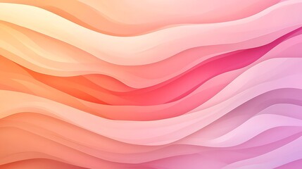 Dynamic pastel waves soft flowing abstract background creating a serene atmosphere