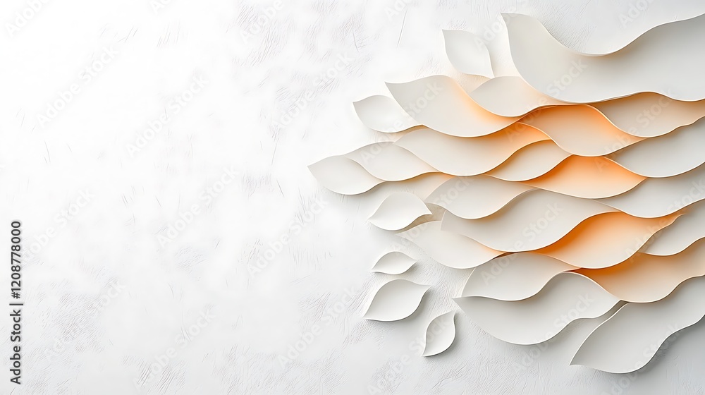 Poster abstract background of pastel color waves graphic design soft environment artistic viewpoint