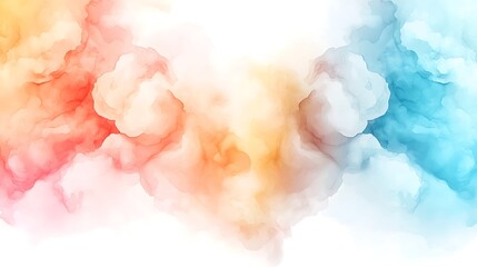 Fototapeta premium Colorful abstract background in pastel color palette digital art soft atmosphere creative view