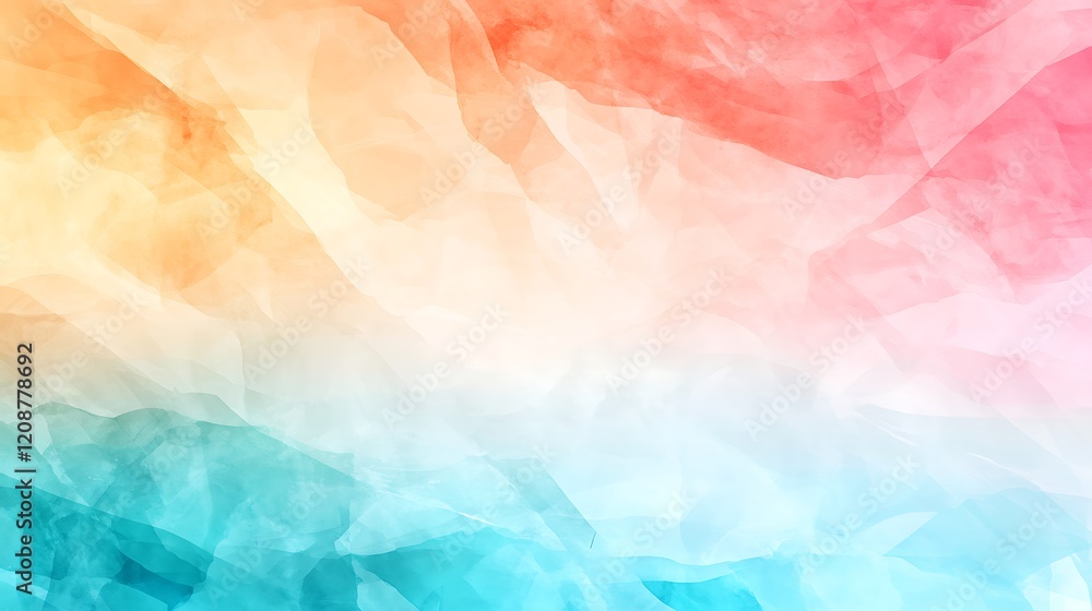 Poster abstract background in pastel color palette soft gradient digital art modern design