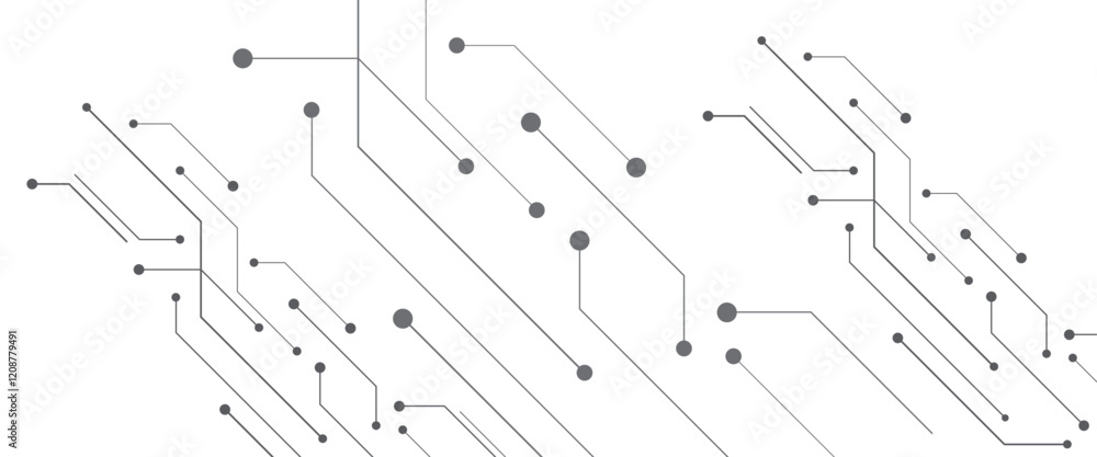 Poster vector abstract technology background tech futuristic banner template texture with technological sty