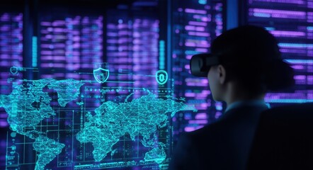 Digital Network Security High-Tech Business Ecosystem.
