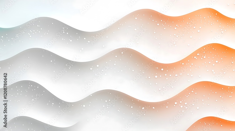 Poster abstract pastel wavy background digital art creating a soft aesthetic view