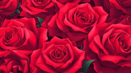 Scarlet Whispers Roses That Speak of Endless Affection