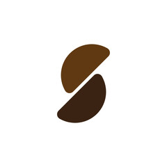 Fototapeta premium S coffee logo design business illustration