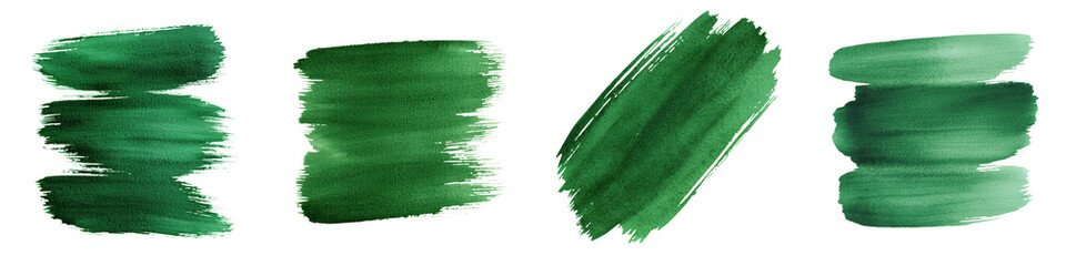 Fototapeta premium Captivating abstract watercolor painting with bold vibrant green brushstrokes that create a dynamic expressive and contemporary visual display The textured