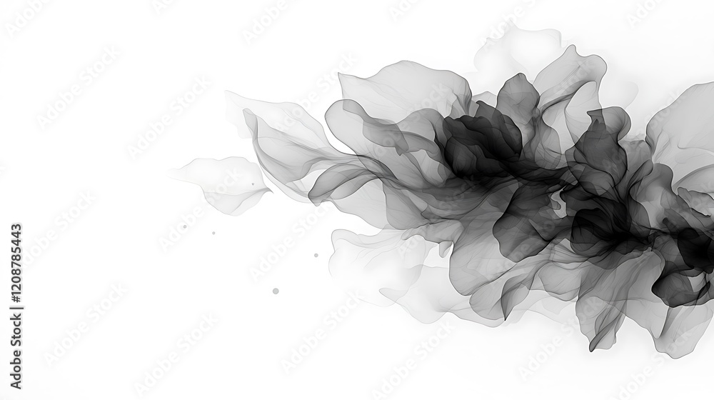 Poster abstract elegance pastel colors and fluid patterns in a soft digital art environment