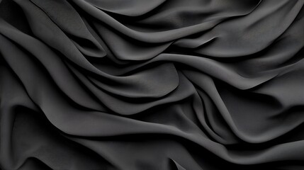 Fototapeta premium Elegant black fabric abstract background in pastel color soft textures artistic viewpoint