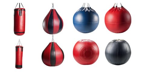 Red and Blue Training Equipment Collection