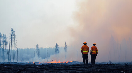 smoke, bushfire, plant, people, animal