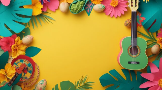 Cinco de Mayo frame background
