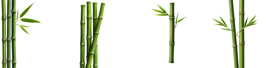 Obraz premium Tranquil Bamboo Forest Backdrop for Natural Wellness and Mindful Lifestyle Lush green bamboo stems and leaves create a serene zen like atmosphere perfect for spa meditation relaxation