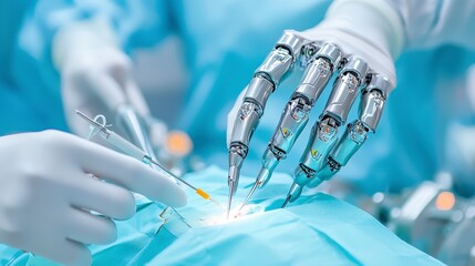 Advanced Robotic Surgery Tools Demonstrating Precision and Technology in Modern Medical Procedures