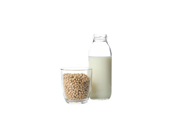 PNG, Soy and milk, isolated on white background