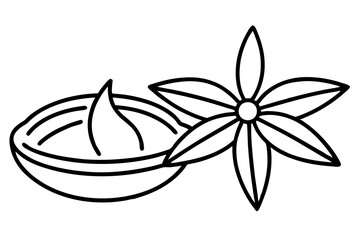 Detailed Line Art of Spices – Culinary Illustration for Blog and Recipes