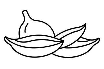 Hand-drawn Spices Line Art for Culinary Blog Illustration
