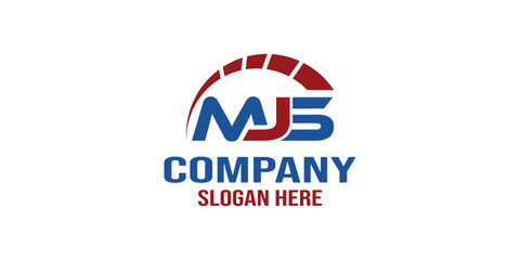 MJS creative logo WITH A MODERN CONCEPT