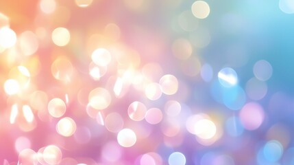 Obraz premium Pastel colored holographic background