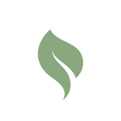 Obraz premium Leaf Nature Farm Plant Healthy Herbal Vegetable Life Icon Logo