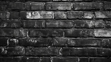 Naklejka premium Perfect black brick wall as background or wallpaper or texture