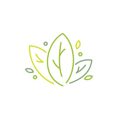 Leaf Nature Farm Plant Healthy Herbal Vegetable Life Icon Logo