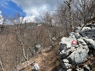 Premuzic hiking trail or Premuzic Trail - Velebit Nature Park, Croatia or Premuzic-Wanderweg or Premuzic's Trail (Pješački planinarski put Premužićeva staza - Park prirode Velebit, Hrvatska)
