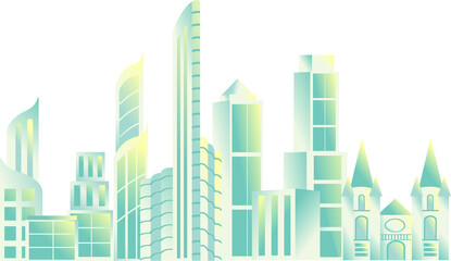 City Building Illustration