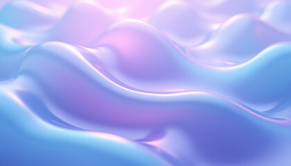 Obraz premium Soft Purple Jelly Texture with Fluid Waves and Gentle Glow