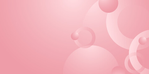 Abstract soft color background with bubble bokeh and circle background with modern trendy gradient texture color for presentation design, flyer, social media cover,web banner,tech banner. illustration