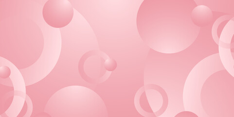 Abstract soft color background with bubble bokeh and circle background with modern trendy gradient texture color for presentation design, flyer, social media cover,web banner,tech banner. illustration