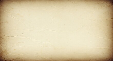 Grungy aged parchment paper with worn wood texture background
