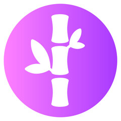 bamboo gradient icon