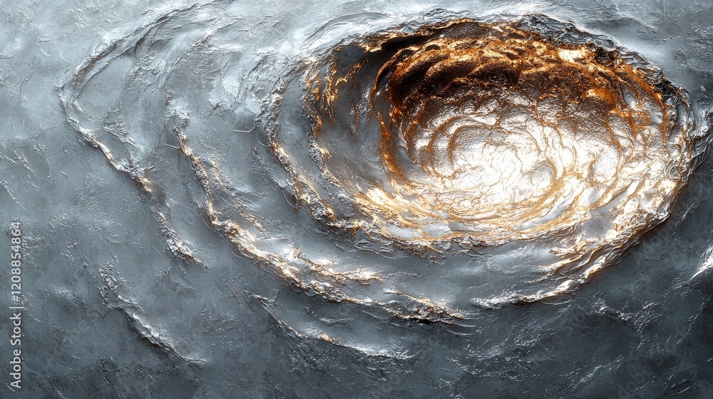 Aufkleber dynamic cosmic swirl outer space abstract art stellar environment close-up view galactic concept