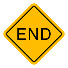 Vector Dead End Road Sign
