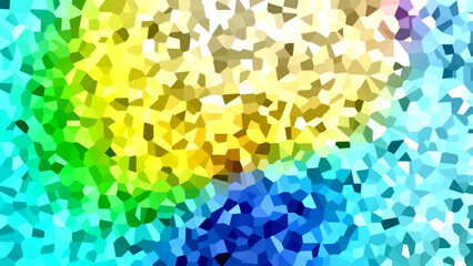 Colorful Multicolor low poly triangle shapes background.