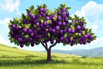 Set of green trees isolated on white background. Different kinds of tree collection. Collection of green tree vector icons. Tree and roots vector, tree with round shape.