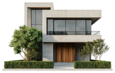 PNG Modern house architecture building concrete.