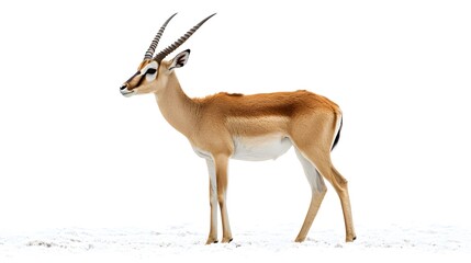 Antelope isolated over white background
