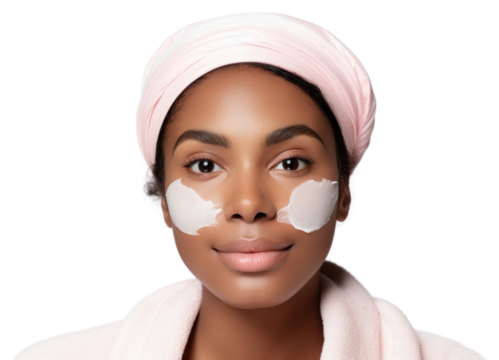 PNG Young beautiful african american in skincare and beauty routine portrait adult photography.
