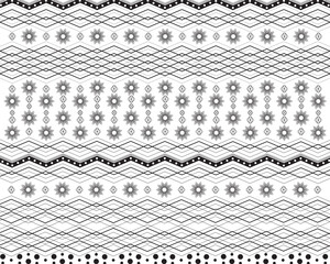 fabric pattern design black and white prints tribal  Traditional 