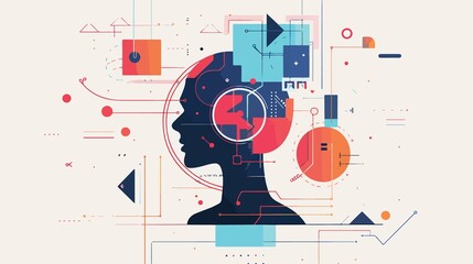 Fototapeta premium Professional Customer Support Service Flat Vector Illustration Contact Center