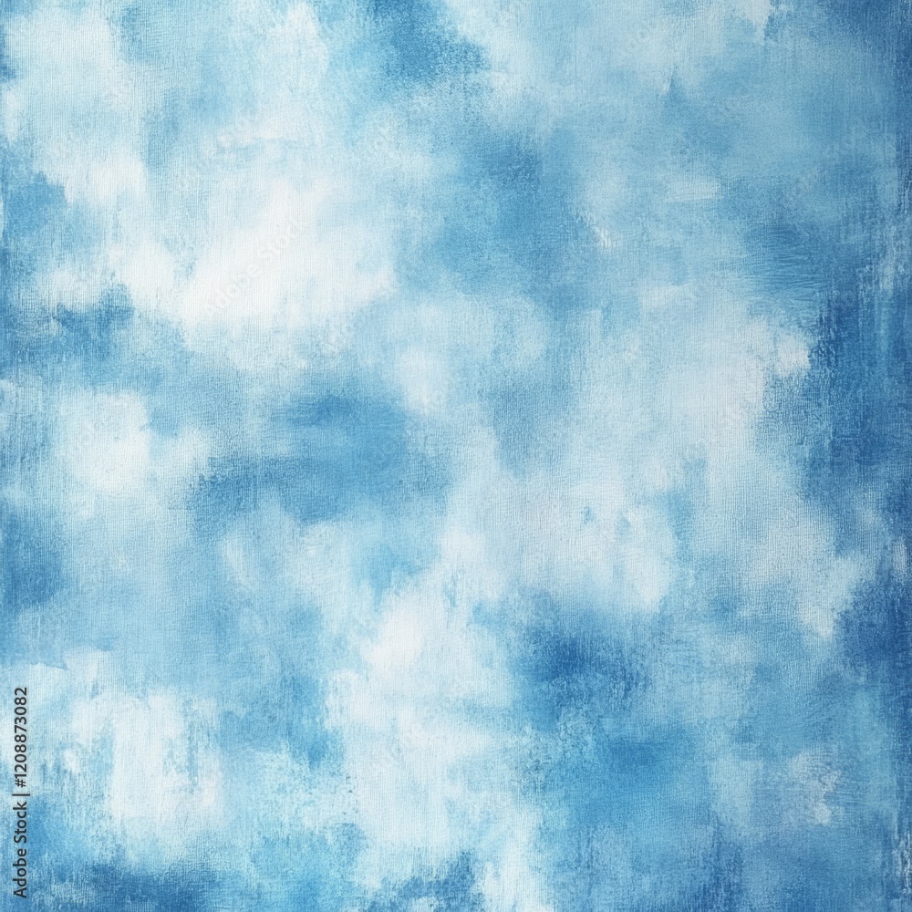 Poster soft blue abstract background with cloud-like texture and depth