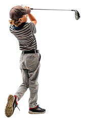 Naklejka premium PNG Golf background sports swing.