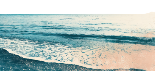 PNG Beach view vintage waters ocean.